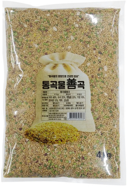 통곡물 선곡, 4kg, 1개