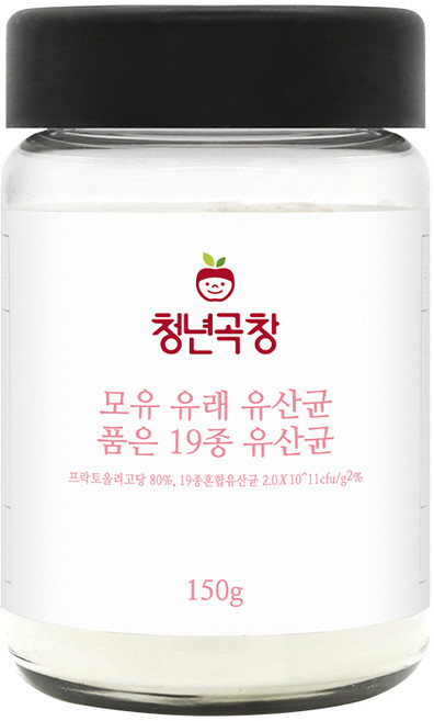청년곡창 모유 유래 유산균 품은 19종 유산균, 150g, 1개