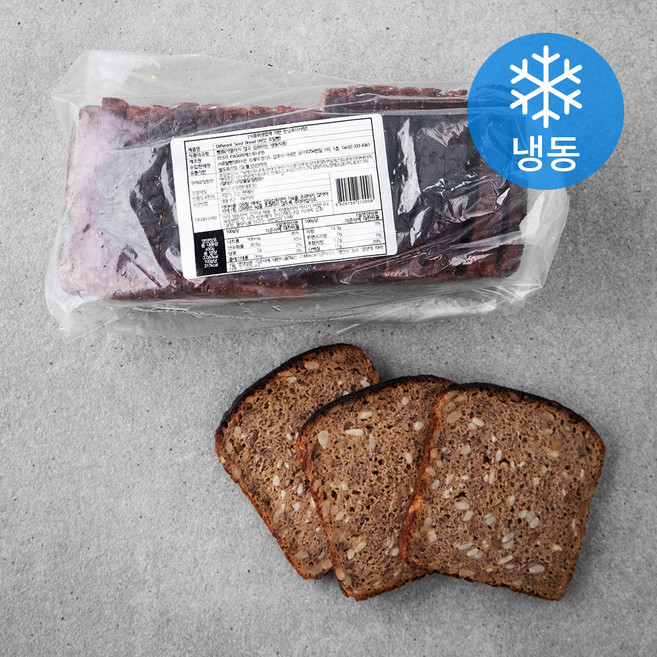 씨앗 호밀빵 (냉동), 650g, 1개