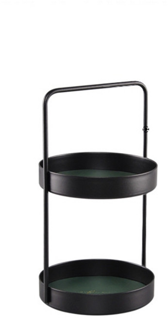 진리 심플 2단 소품 수납함 키 보관함 A002, 그린