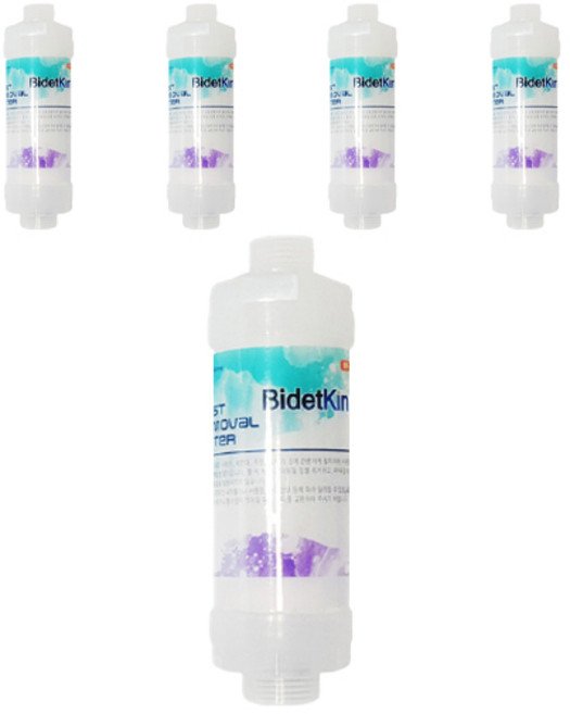 비데킹 비데 정수 필터 나사X나사, 혼합색상