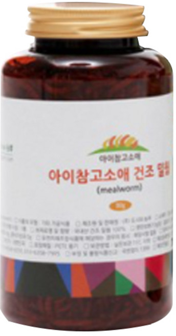 아이참 고소애 건조 밀웜, 1개, 80g