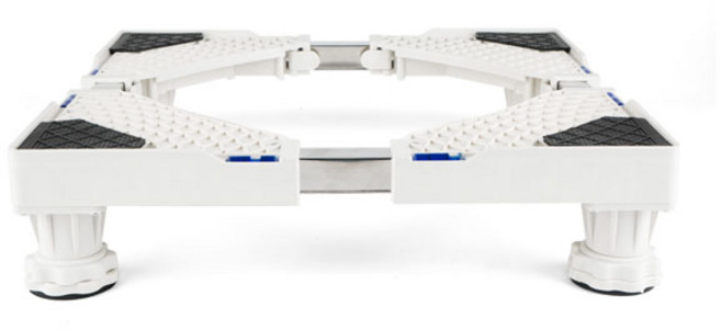 수평 높이조절 세탁기 받침대 고정형 4발, 1개