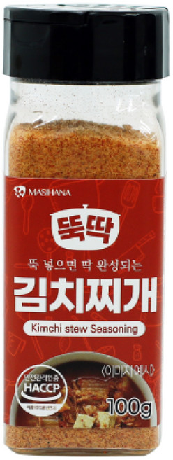 마시하나 뚝딱 김치찌개 시즈닝, 100g, 1개