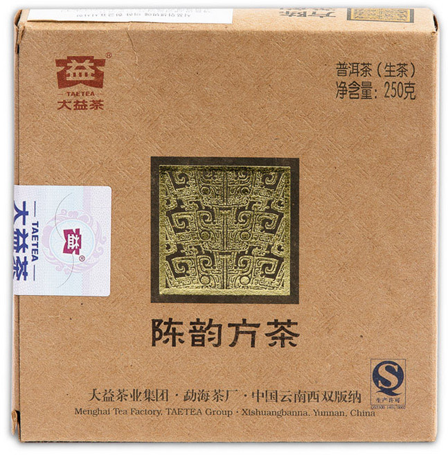 대익차 보이차 진운방차 (301) 생차, 250g, 1개, 1개입