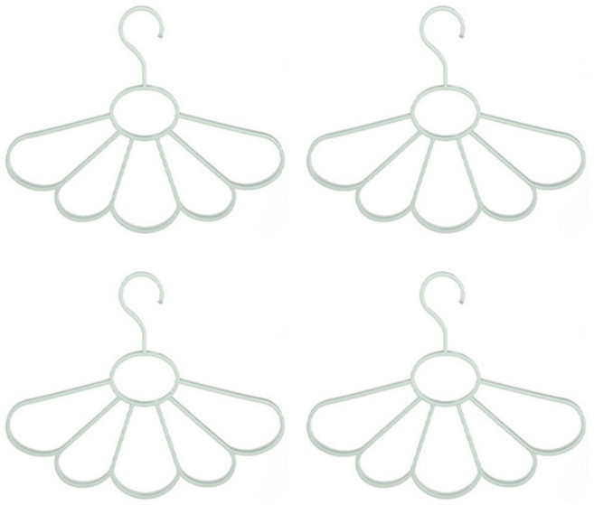 팝마인즈 부채모양 다용도 걸이, 1개입, 4개, 그린