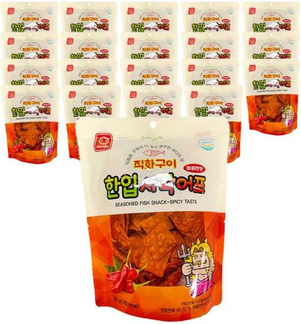 한입사각어포 매콤한맛 20p, 1kg, 1개