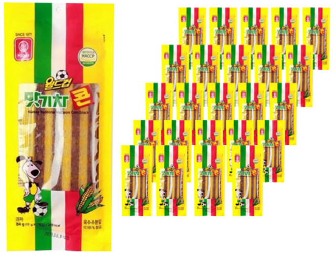 월드컵 맛기차콘 30p, 84g, 30개