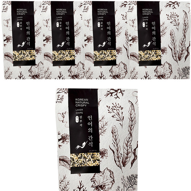 기름없이 오븐에 구운 인어의간식 멸치, 20g, 5개