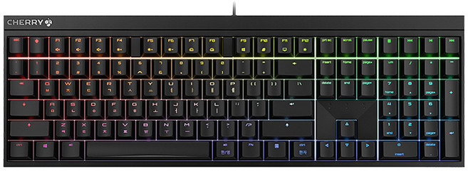 CHERRY MX BOARD 2.0S RGB 機械式有線鍵盤, 黑色, 一般型