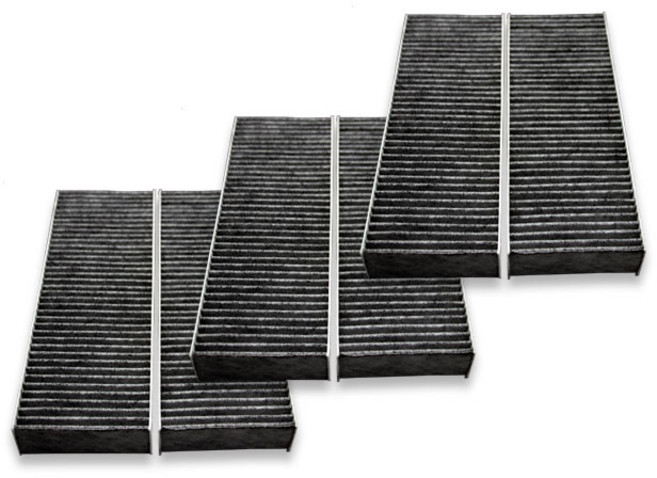 한일 QM6 차량용 활성탄 에어컨 필터 2p 세트, 3세트, c189