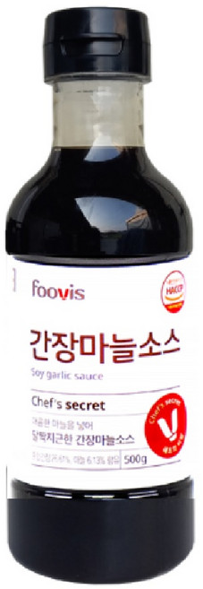 이슬나라 간장 마늘 소스, 500g, 1개
