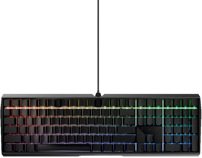 CHERRY MX Board 3.0S RGB有線機械式鍵盤, 黑色, 3874LWAKR-2(MX Silent Red), 積蓄