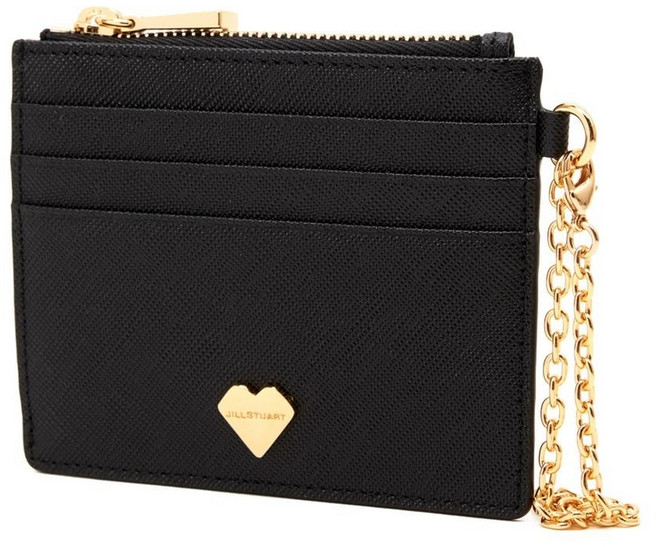 질스튜어트 다이아하트 탑지퍼 카드 동전지갑 JAHO3E940I2
