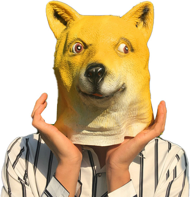 고무 파티 가면 CC_02_04, 라텍스 시바, 1개