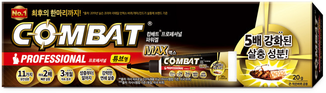 컴배트 맥스 겔 튜브형 바퀴살충제, 20g, 1개