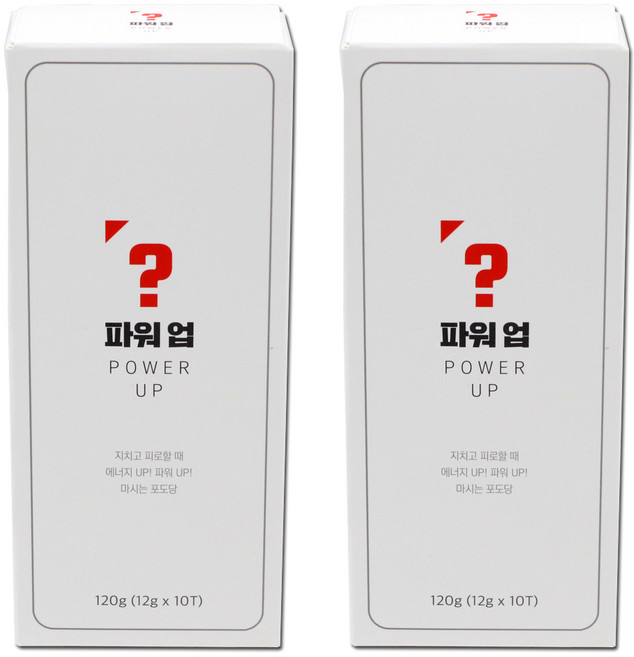 파워업 마시는 포도당 수분충전제, 2개, 120g