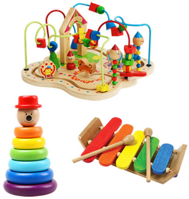 토도리브로 유아 필수 원목교구 3종 세트, 1세트