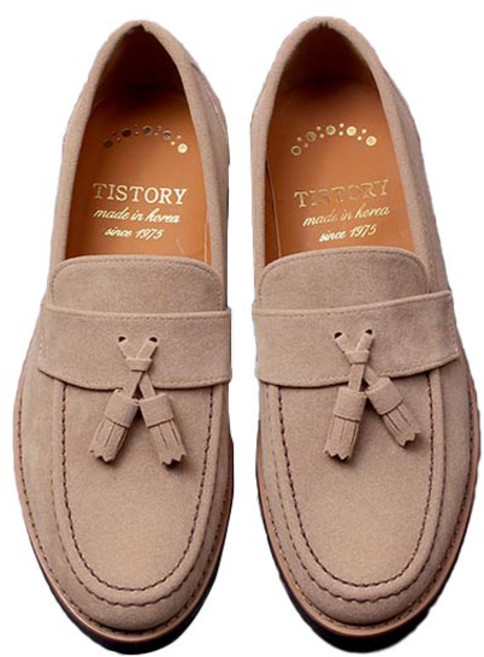 레트로무드247 남성용 스웨이드 테슬로퍼 RM 817