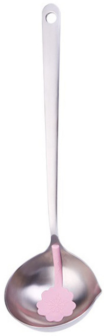 마음이음마켓 오일필터 샤브샤브 국자, 핑크, 1개