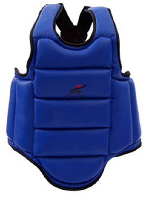 태권도 가슴 보호대, 블루