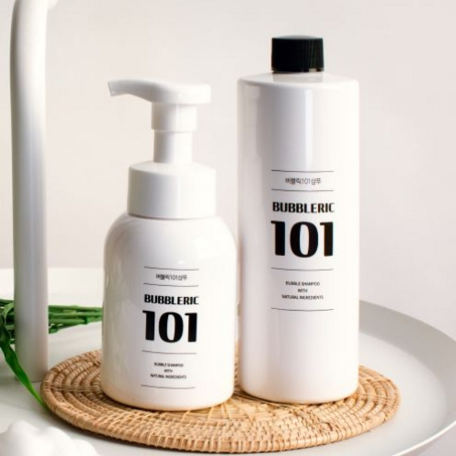 버블릭 101 두피샴푸 본품 300ml + 리필 500ml 세트, 1개