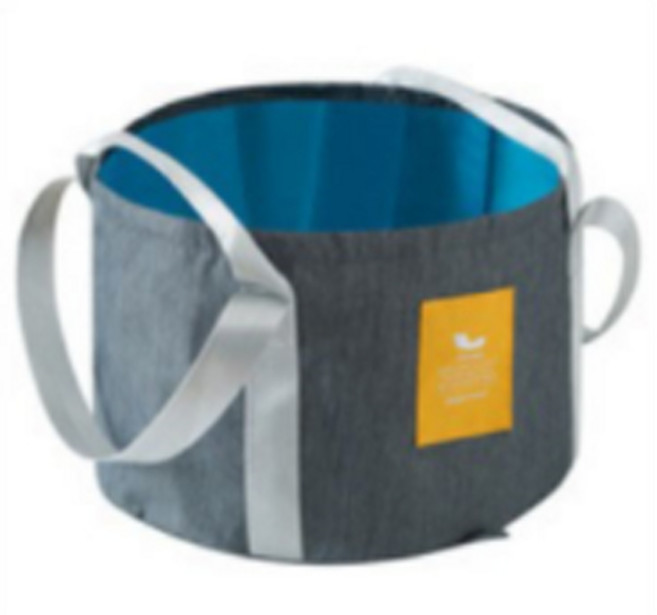 인조이굿즈 빈티지 방수 캠핑 설거지통, 다크 그레이