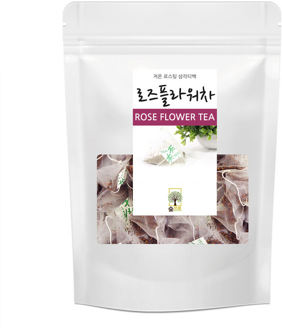 삼각티백 로즈플라워차, 50g, 100개입, 1개