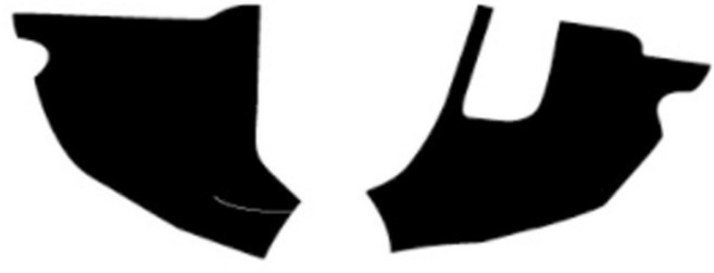 모하비 더 마스터 펠트 스크래치 방지 카울사이드커버 2p, 1개