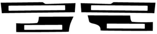 펠트 스크래치 방지 1 + 2열 도어스텝커버 4p, 모하비 더 마스터, 1개, 기아