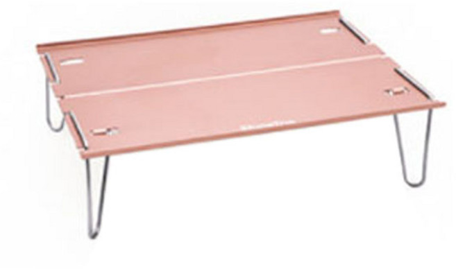 아리아즈 피크닉 캠핑 휴대용 테이블, 핑크