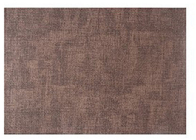 키친어썸 린넨패턴 방수 식탁매트, 다크브라운, 30 x 43 cm, 1개