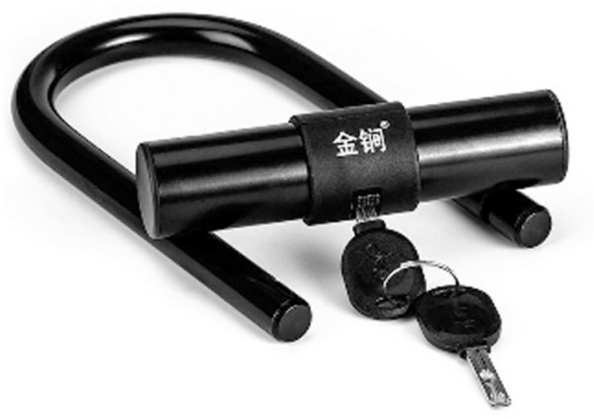 그루터기친구 U형 자전거 자물쇠, 1개