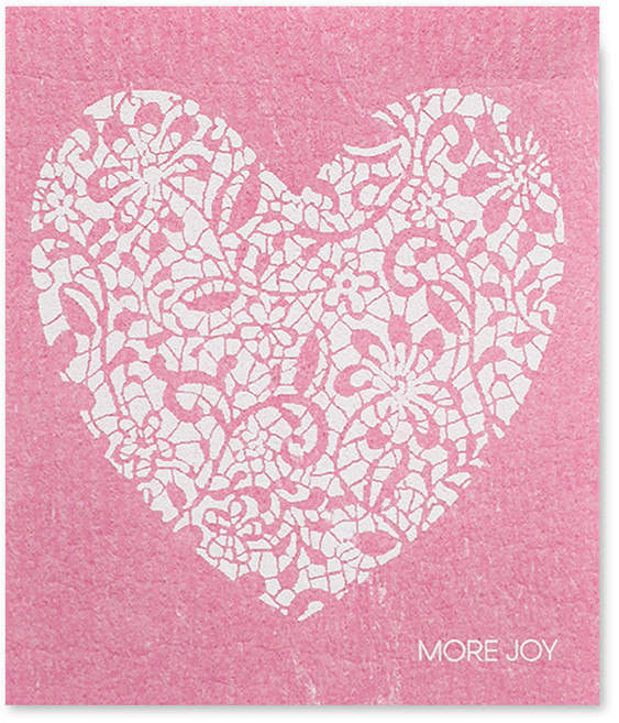 밀레마 모어조이 셀룰로오스 행주 웨딩하트, 1개