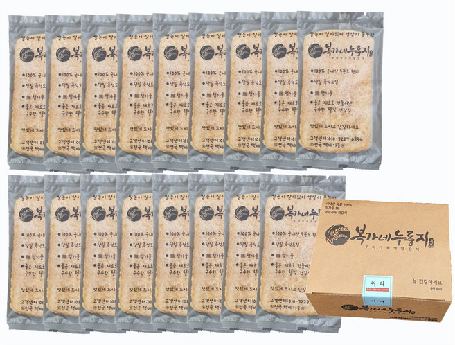 복가네 누룽지 귀리 17p, 500g, 1개