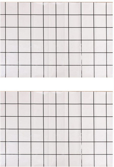 오염 방지 주방 시트지 체크, 2개