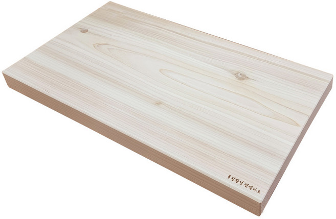 친환경편백아트 프리미엄 편백 통원목 도마 유절, 혼합색상, 1개