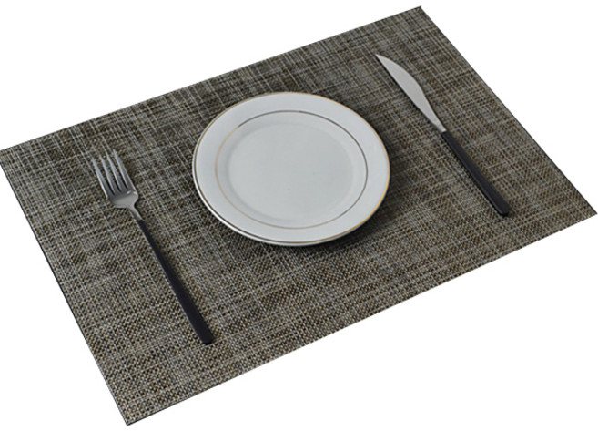 키친어썸 호텔 테이블 식탁매트 2p, 브라운, 30 x 45 cm, 2개