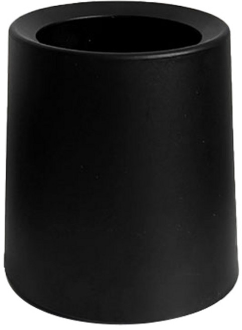 스테디얼 심플 파스텔톤 미니 휴지통, 블랙