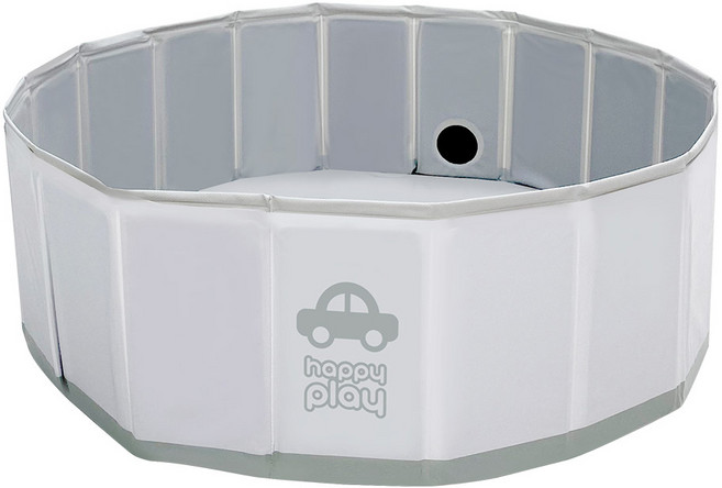 快樂玩耍折疊遊戲墊, 灰色的, 1個