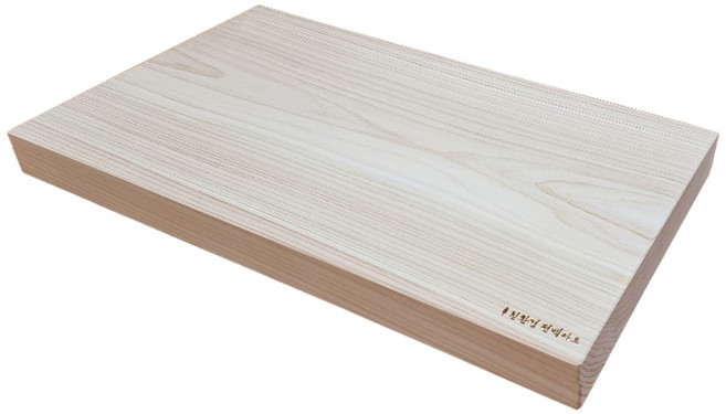 친환경편백아트 프리미엄 편백 통원목 무절 도마, 혼합색상, 1개