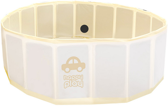 해피플레이 폴딩 놀이매트, 베이지, 1개