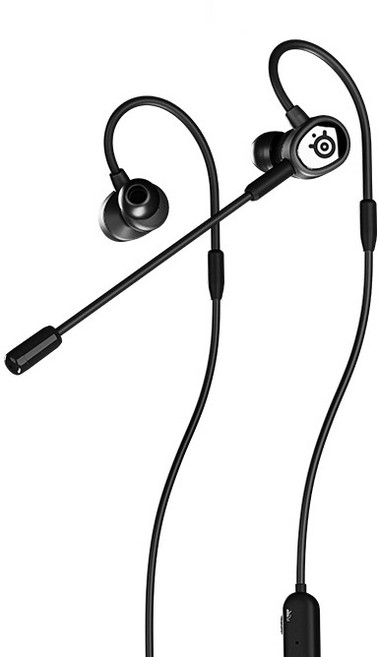 스틸시리즈 TUSQ 게이밍 인이어 헤드셋, 블랙, 61650