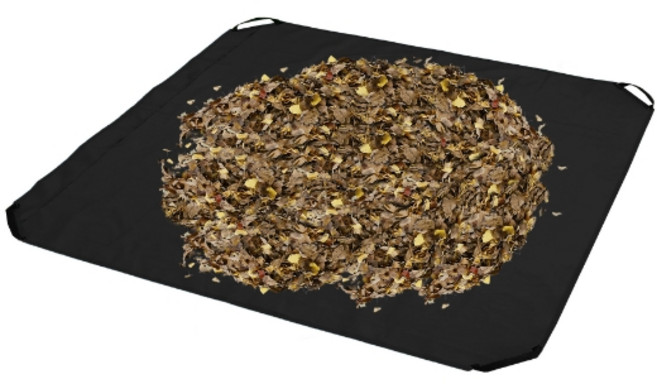 makeme 스퀘어 조경 낙엽매트 블랙, 1개