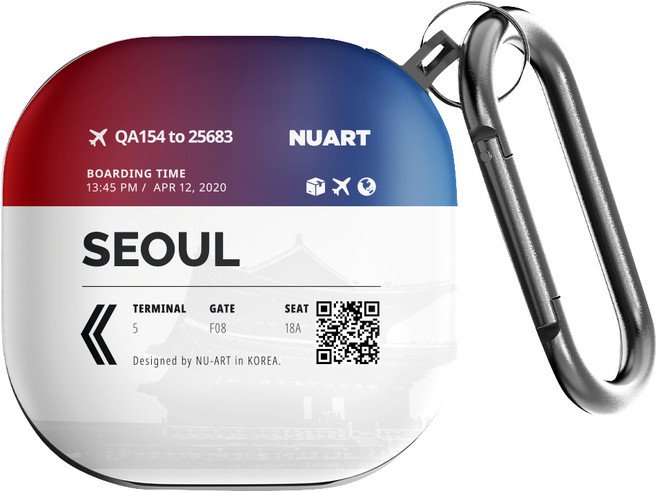 누아트 갤럭시 버즈2 / 프로 / 라이브 보딩 디자인 하드케이스, 서울, 단품