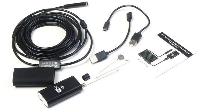 스마트폰 PC WIFI HD 내시경 카메라 5m AN98, 1개