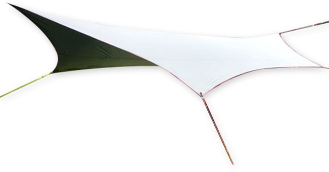 인앤캠핑 블랙코팅 헥사타프 대형, 올 화이트