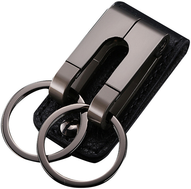 팝마인즈 열쇠 분실 방지 버튼 클래식, 1개, 블랙