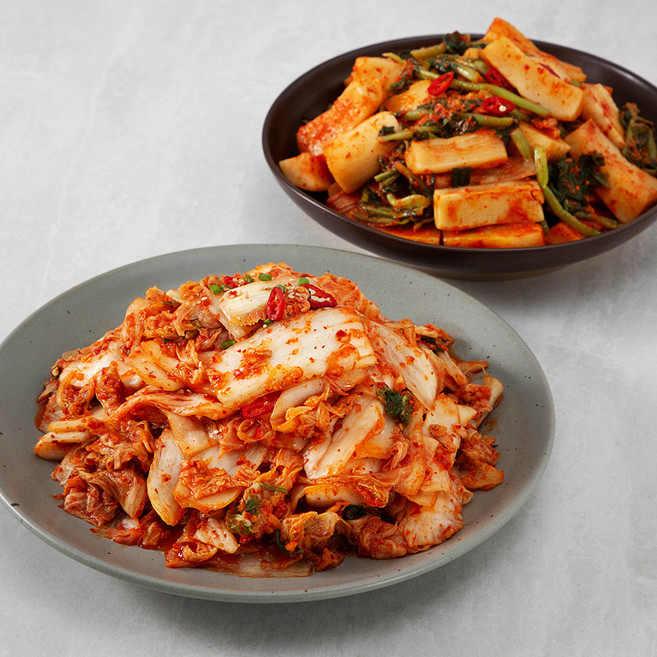 부자가김치 총각김치 2kg + 배추겉절이 2kg A세트, 4kg, 1세트
