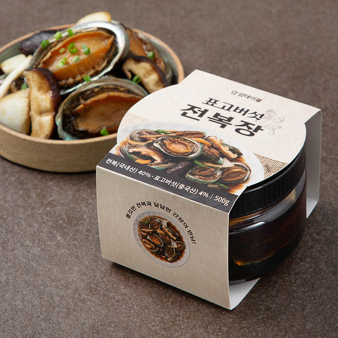 얌테이블 표고버섯 전복장, 500g, 1개